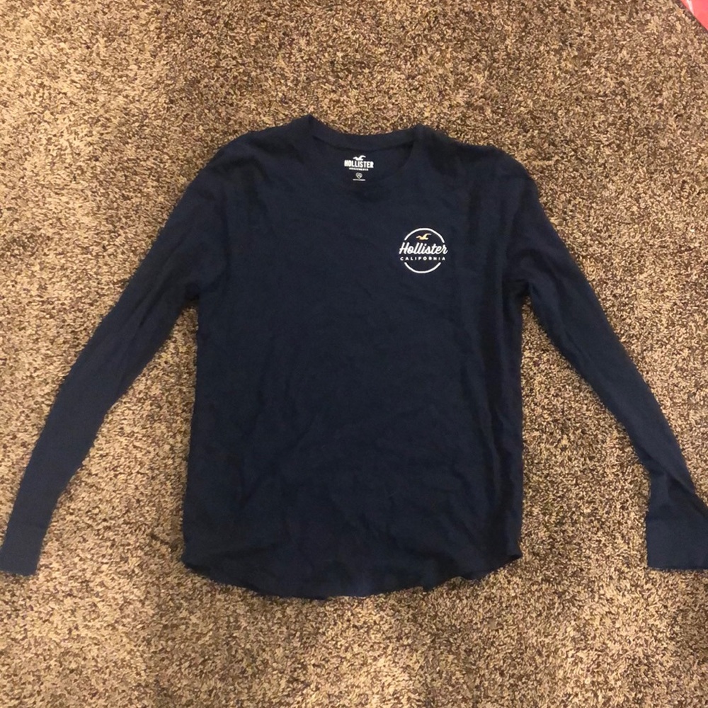 Navy blue hollister long sleeve